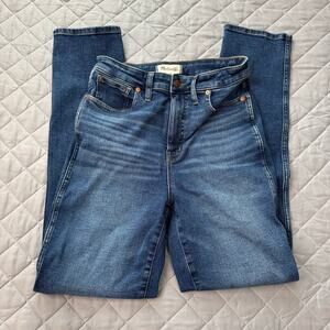 Madewell Straight Leg Jeans - Dark Blue